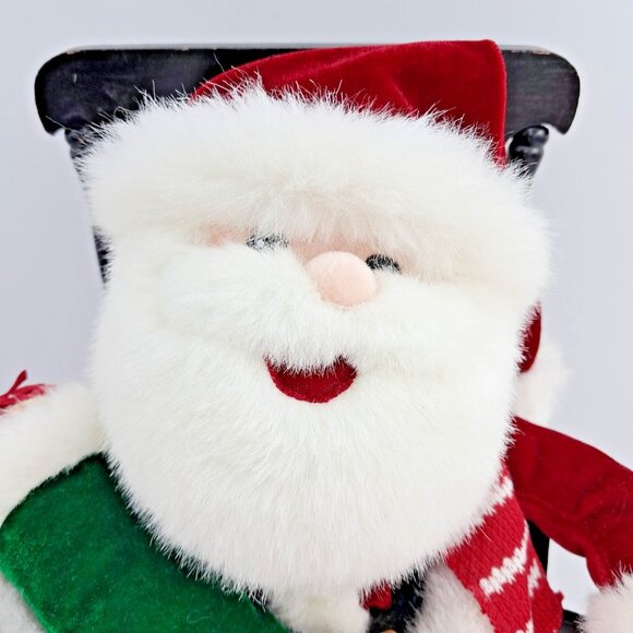 Christmas Dan Dee Rocking Chair Santa Sings Santa Claus is Coming to Town VIDEO - Picture 13 of 17